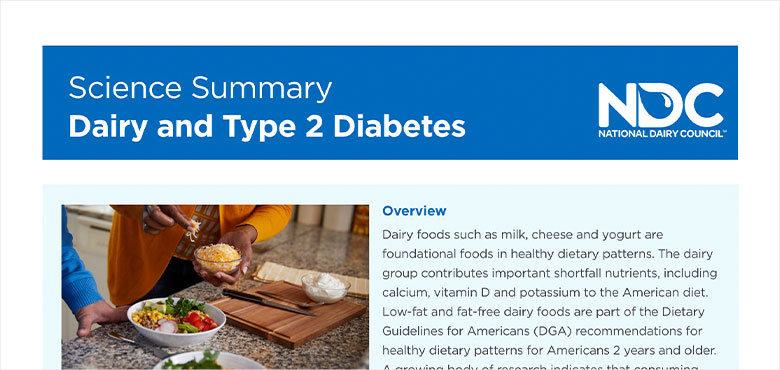 Science Summary: Dairy and Type 2 Diabetes