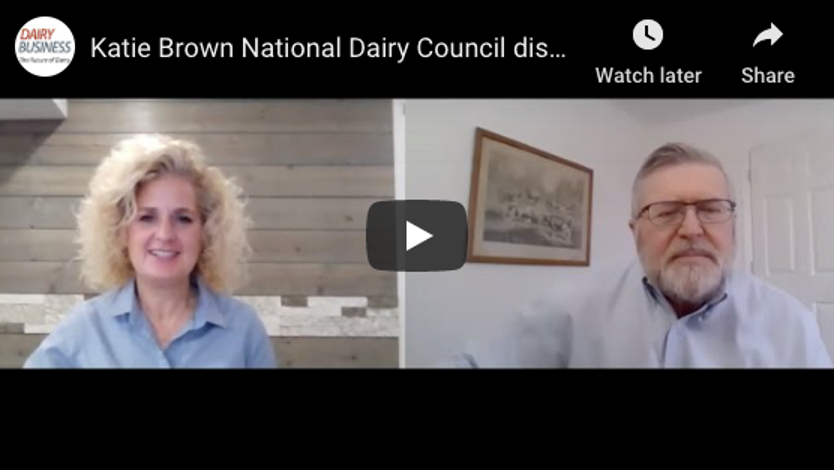 Dr. Katie Brown, vice president of scientific affairs and outreach for National Dairy Council