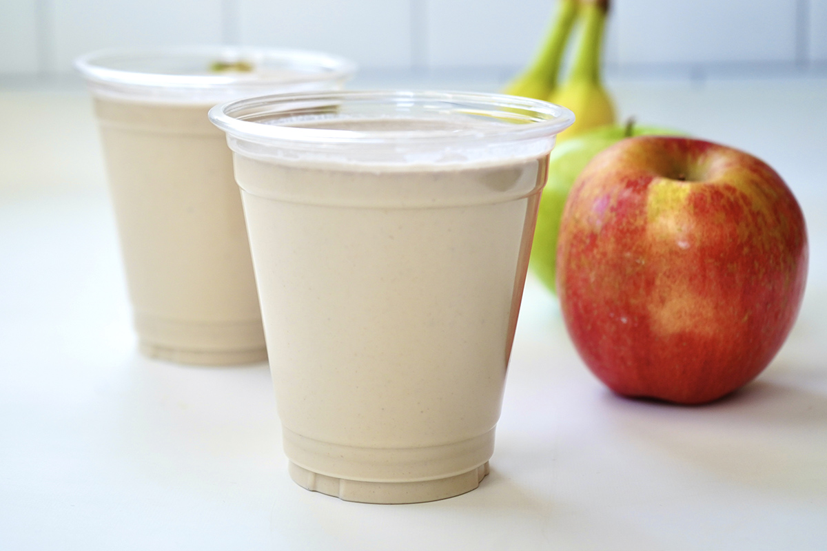 Apple Banana Peanut Butter Smoothie