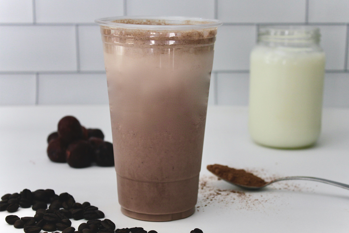 Chocolate Cherry Latte Smoothie