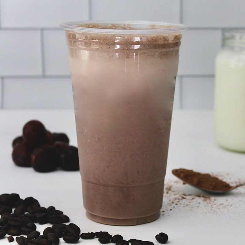 Chocolate Cherry Latte Smoothie