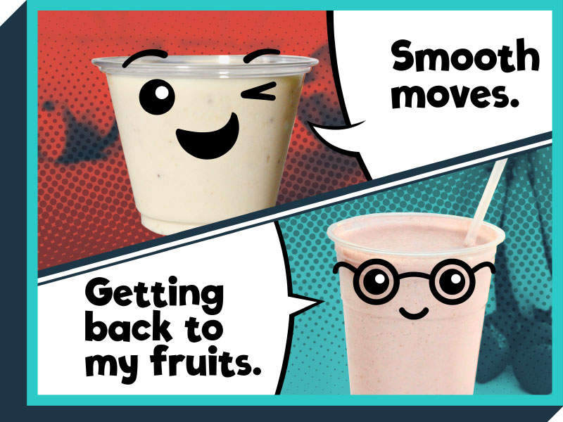 Smoothie comic strip.