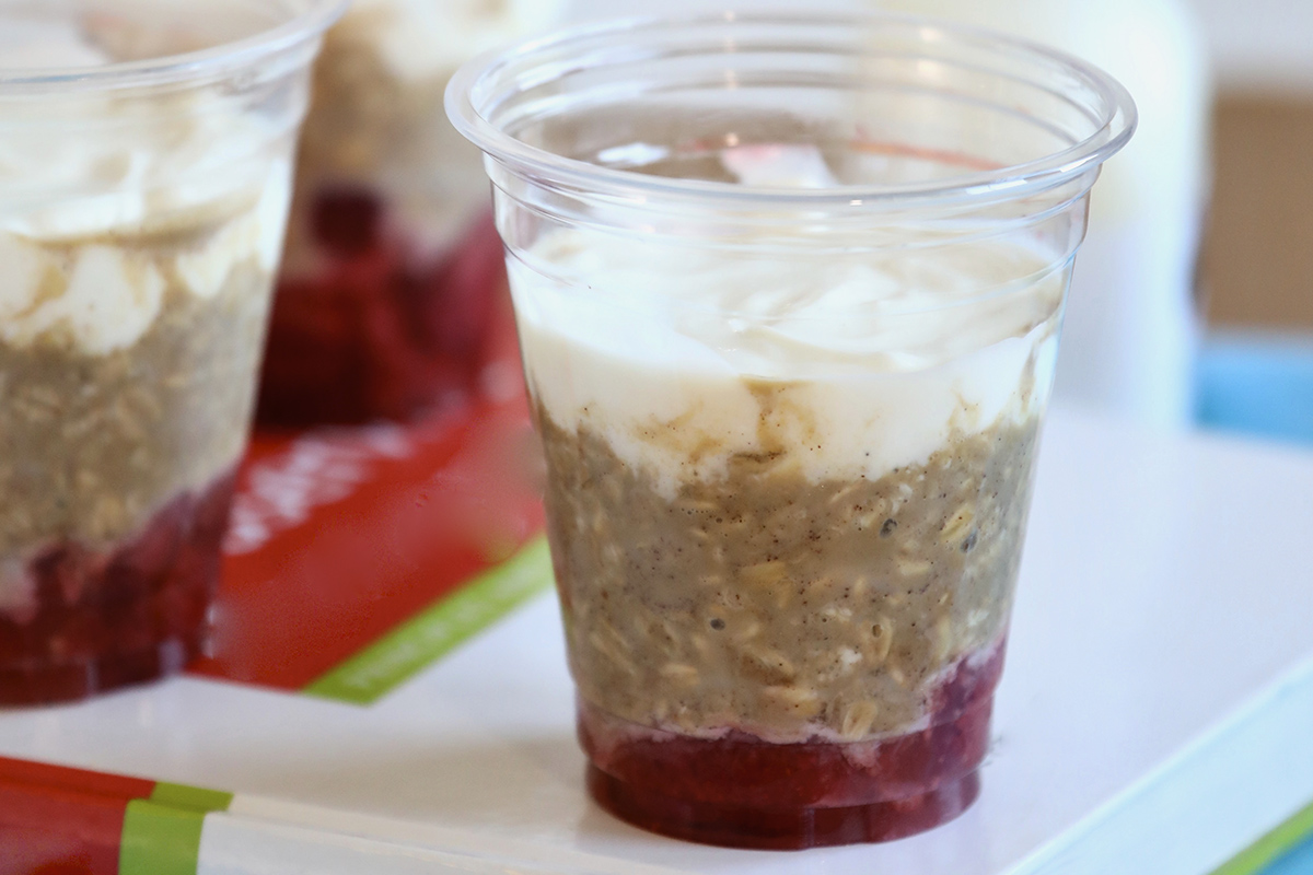 PB&J Overnight Oats