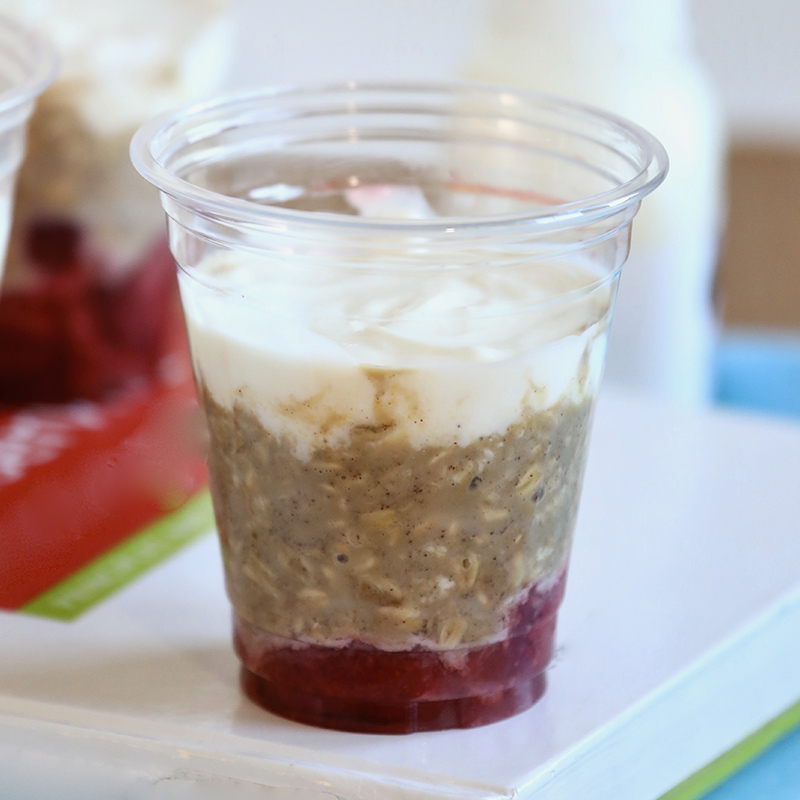 PB&J Overnight Oats