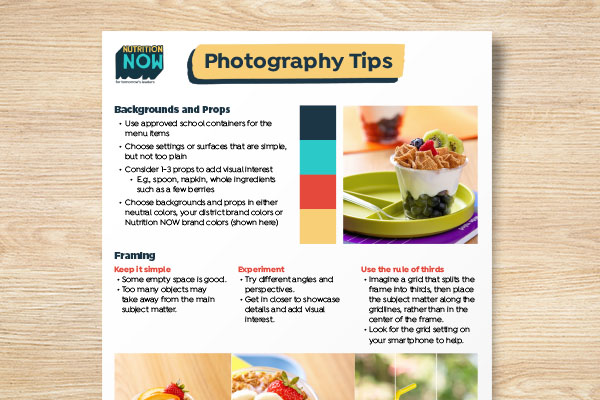 Photography Tip Sheets
