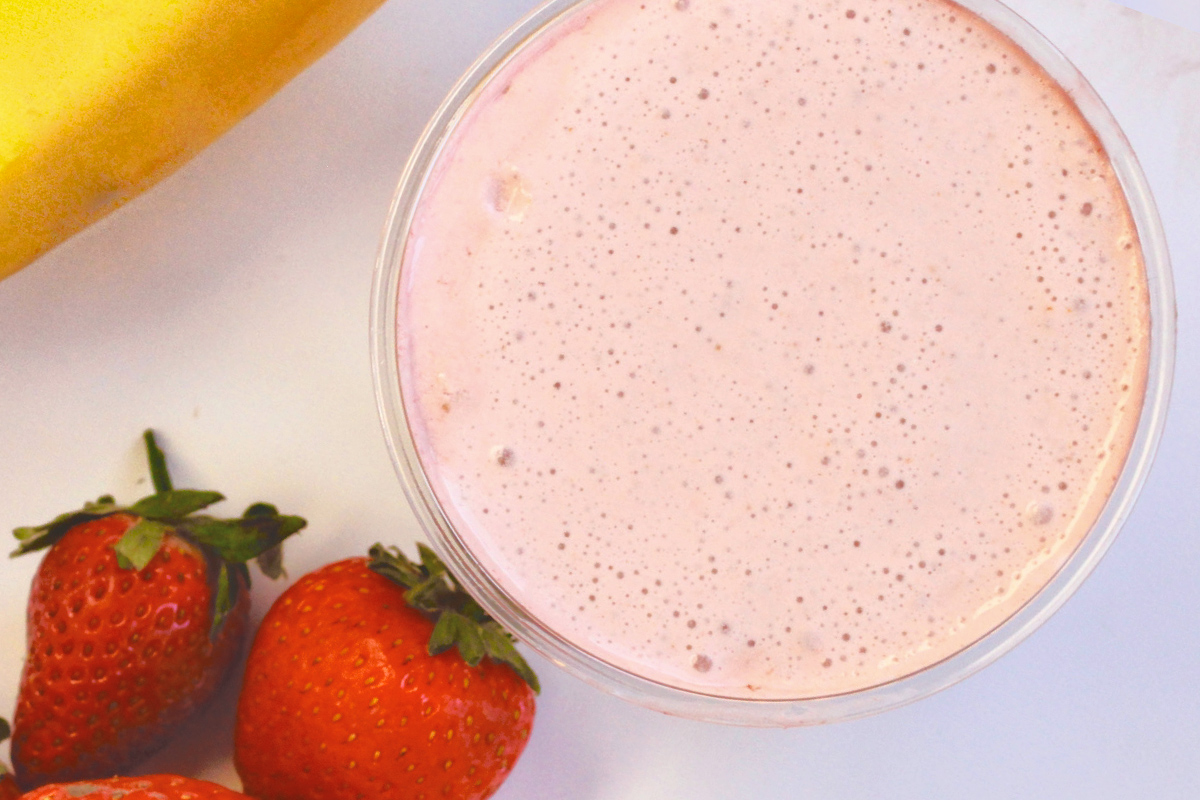 Mighty Strawberry Banana Smoothie