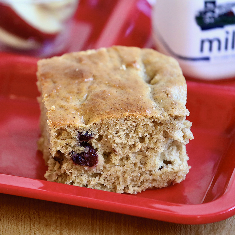 Cranberry Orange Yogurt Muffin Bars