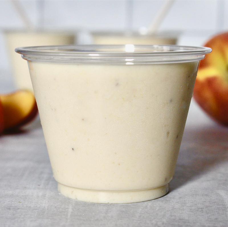 Peachy Banana Apple Smoothie 