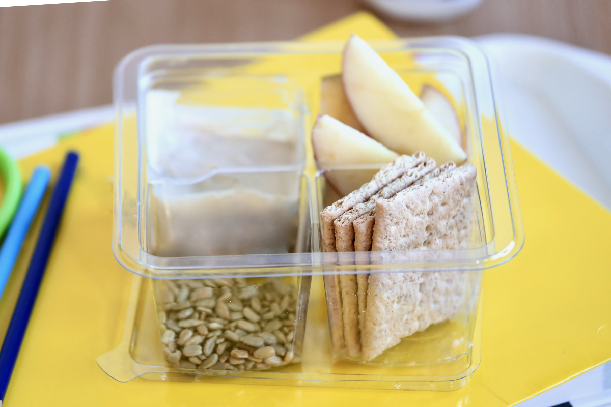 Protein Box With Nutty Yogurt Dip