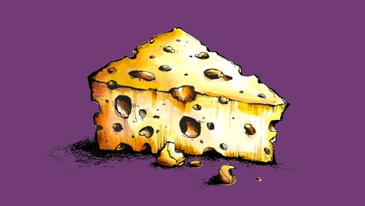 Illustration of cheese