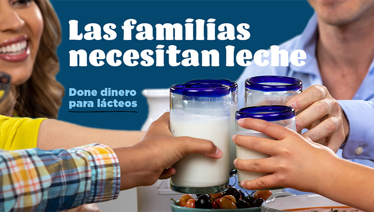 Las familias necesitan leche social graphic