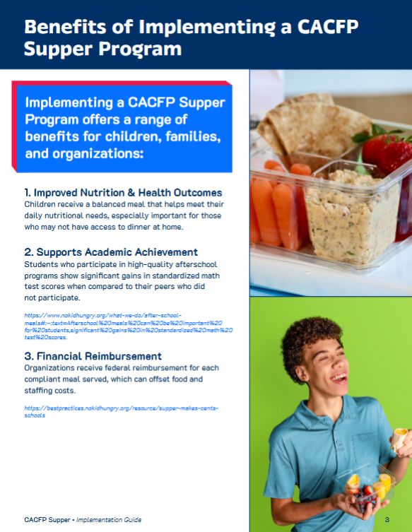 CACFP Benefits