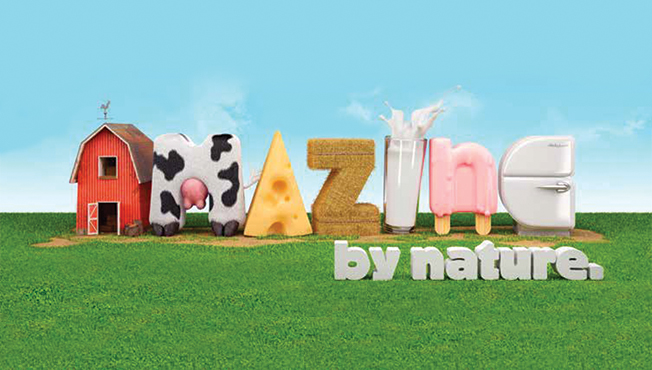AMAZING by nature shows the goodness of dairy from farm to fridge.