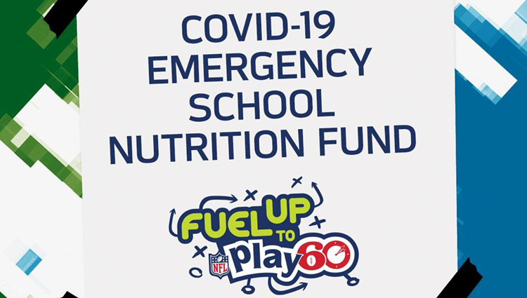 graphic that says "COVID-19 Emergency School Nutrition Fund"
