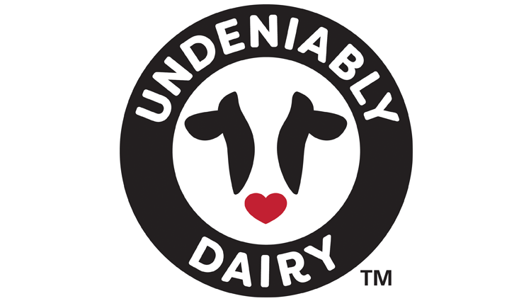 the logo for Undeniably Dairy