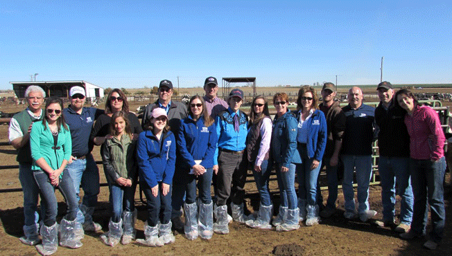 Dr. Temple Grandin visits a dairy farm