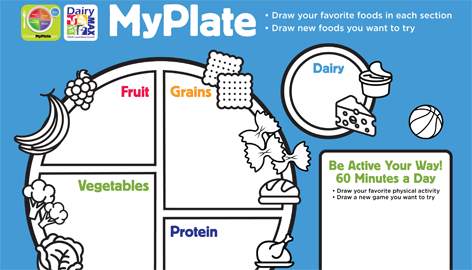 MyPlate for Kids Dairy MAX Your Local Dairy Council