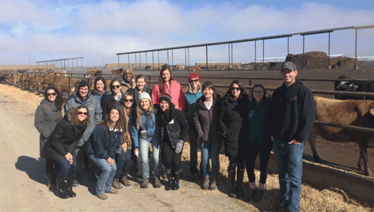 Cooking Matters group photo on dairy farm