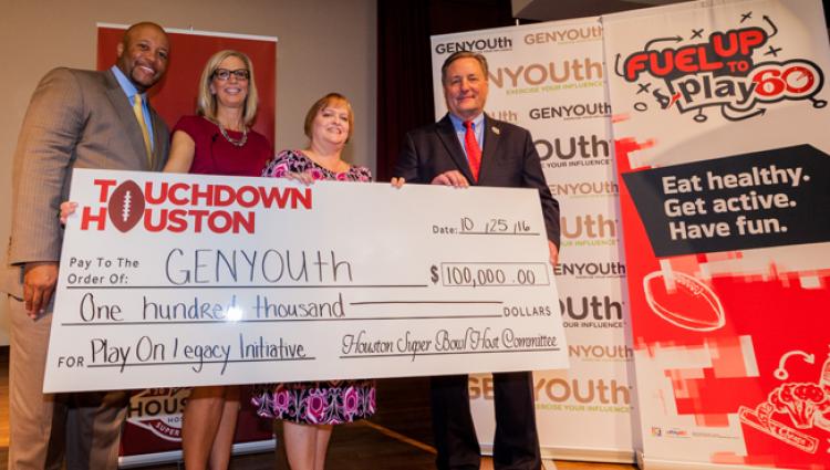 Program receives $100,000 grant from Houston Super Bowl Committee